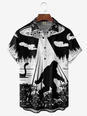 Moisture-wicking Squatch Chest Pocket Casual Shirt