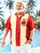 Big Size Candy cane Short Sleeve Hawaiian Shirt