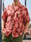 Hardaddy® Cotton Leaves Chest Pocket Aloha Shirt