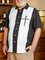 Hardaddy Big Size Crucifix Chest Pocket Short Sleeve Bowling Shirt