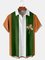 St. Patrick's Day Chest Pocket Short Sleeve Bowling Shirt
