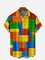 Hardaddy Minifigures Chest Pocket Short Sleeve Casual Shirt