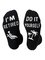 Hardaddy I'm Retired Do It Yourself Fun Letter Black Socks