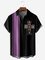Rock Skull Chest Pocket Short Sleeve Bowling Shirt