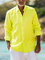 Hardaddy Cotton Plain Long Sleeve Casual Shirt
