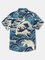 Ukiyo-e Waves Cotton Shirt
