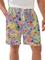 Moisture Wicking Floral Casual Shorts