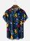 Moisture-wicking Robot Fun Smart Lightning Chest Pocket Casual Shirt