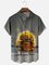 Moisture-wicking Violent Bee Fun Art Chest Pocket Hawaiian Shirt