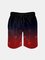 Men's Swim Trunks Hawaiian Tropical Gradient Palm Tree Beach Shorts with Pockets