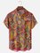 Moisture Wicking Paisley Chest Pocket Hawaiian Shirt
