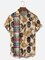 Moisture-wicking Tiki Chest Pocket Hawaiian Shirt