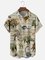 Moisture Wicking Dinosaur Chest Pocket Hawaiian Shirt