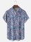 Moisture Wicking Paisley Chest Pocket Hawaiian Shirt