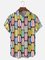 Moisture Wicking Hot Dog Chest Pocket Hawaiian Shirt