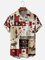 Moisture Wicking Canada Day Maple Leaf Chest Pocket Hawaiian Shirt