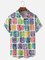 Moisture-wicking Tiki Chest Pocket Hawaiian Shirt