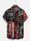 Moisture Wicking 1776 Declaration of Independence 4th of July Chest Pocket Hawaiian Shirt