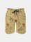 Men's Swim Trunks Hawaiian Tropical Palm Tree Beach Shorts with Pockets