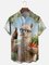 Moisture-wicking Alpaca Chest Pocket Casual Shirt