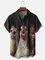 Moisture-wicking Screaming Chicken Chest Pocket Casual Shirt