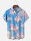 Moisture-wicking Fly Pigs Chest Pocket Hawaiian Shirt