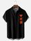 Moisture-wicking Love Death Robot Chest Pocket Casual Shirt