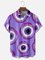 Moisture-wicking Turkey Eyes Circle Chest Pocket Casual Shirt