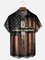 Moisture-wicking Gods Timing is Perfect American Flag Cross Chest Pocket Casual Shirt