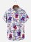 Moisture-wicking Independence Day Chest Pocket Casual Shirt