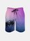 Men's Swim Trunks Hawaiian Tropical Palm Tree Beach Shorts with Pockets