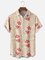 Moisture-wicking Floral Chest Pocket Hawaiian Shirt