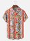 Moisture-wicking Tropical Floral Chest Pocket Hawaiian Shirt