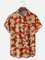 Moisture-wicking Floral Chest Pocket Hawaiian Shirt