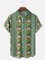 Moisture-wicking Floral Chest Pocket Hawaiian Shirt
