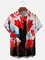 Moisture Wicking Canada Gradient Bigfoot Chest Pocket Hawaiian Shirt