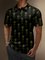 Moisture Wicking 3D Abstract Gradient Color Smiley Short Sleeve Golf Polo