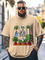 Hardaddy x Kimprut Imut Big Size Men's Skull Gardening Loose T-shirt