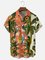 Moisture-wicking Parrot Chest Pocket Hawaiian Shirt