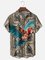 Moisture-wicking Parrot Chest Pocket Hawaiian Shirt