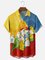 Moisture-wicking Parrot Chest Pocket Hawaiian Shirt