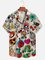 Moisture-wicking Art Hippie Tattoo Aloha Camp Shirt