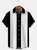 Hardaddy Shirts For Father Men's Basic 50s Style Bowling Shirt