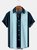 Hardaddy Shirts For Father Men's Basic 50s Style Bowling Shirt
