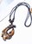 Men's Vintage Plain Resin Fishbone Necklace