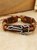 Hardaddy Men's Vacation Guitar Jewelry Accessories Leather Bracelet