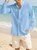 Hardaddy Cotton Linen Plain Color Casual Long Sleeve Shirt