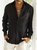 Hardaddy Men's Cotton Linen Casual Pocket Long Sleeve Shirt