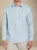 Men's Pintuck Panel Cotton Linen Long Sleeve Shirt