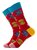 Hardaddy Casual Coin Pattern Contrast Socks